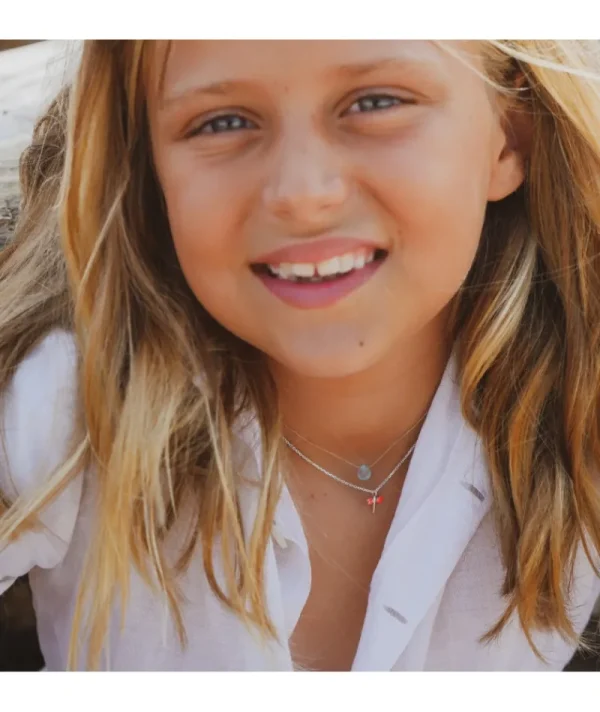 Collier Libellule Rose^Une A Une Discount