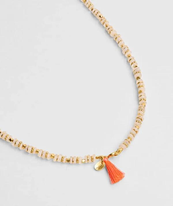 Collier Pondichery Mala Pierre de Lune^Une A Une Fashion
