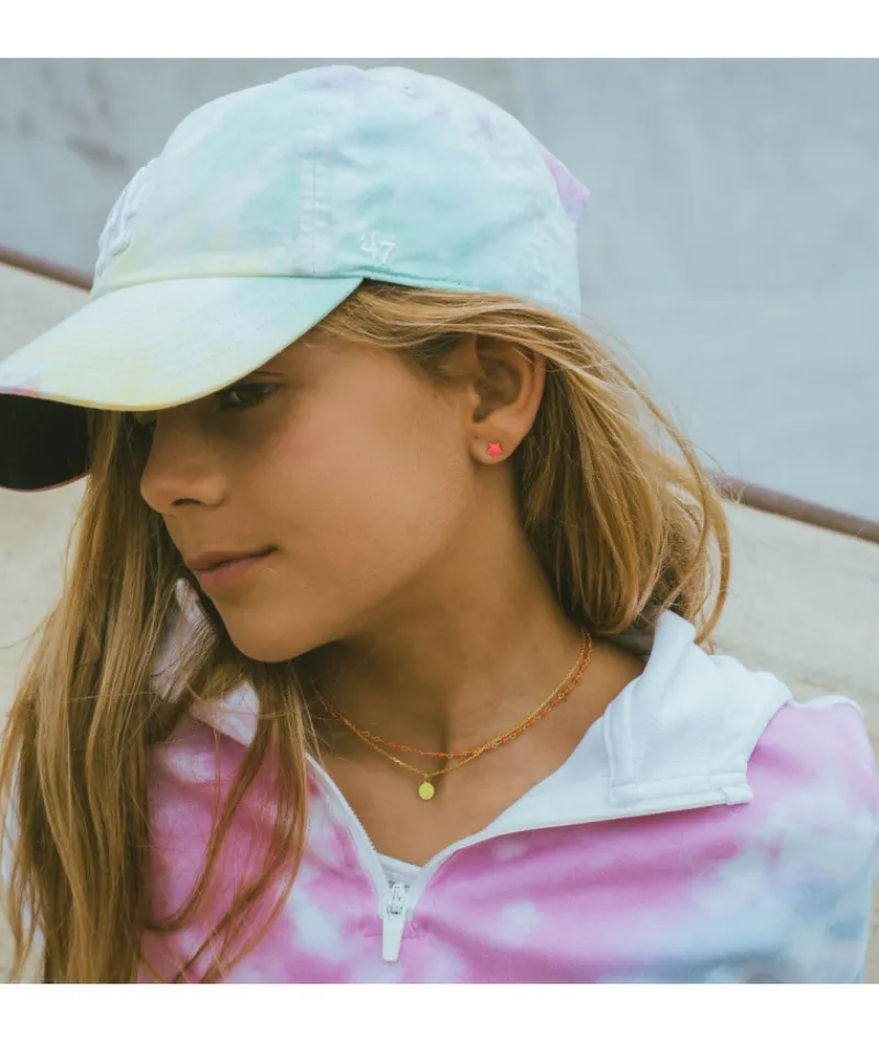 collier_smiley_rose_fluo_1.webp Collier Smiley Rose Fluo^Une A Une Best
