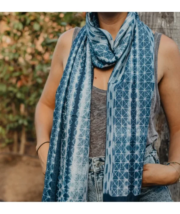 Foulard soie navy^Une A Une Hot