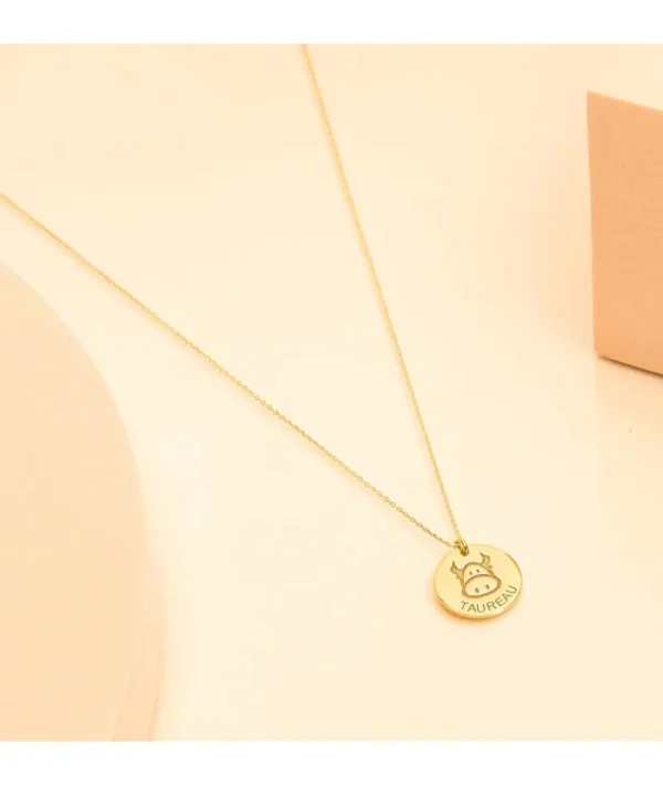 Medaille zodiaque TAUREAU^Une A Une New