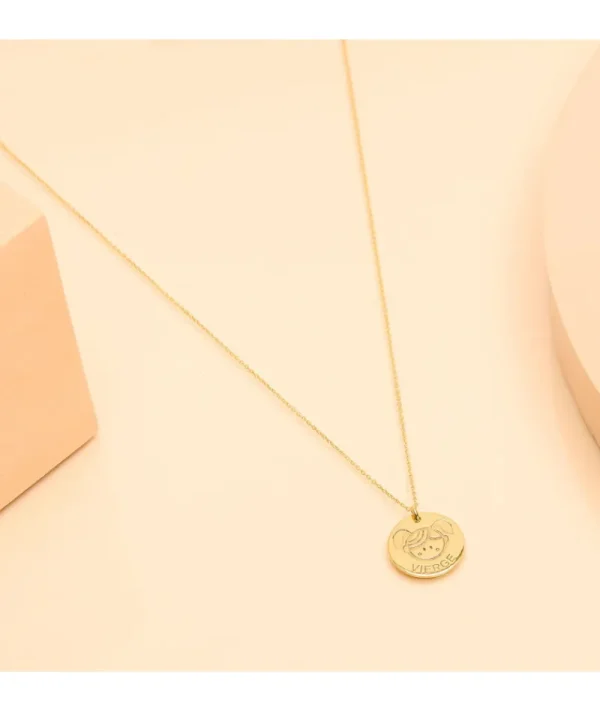 Medaille zodiaque VIERGE^Une A Une New