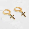 Mini creoles croix^Une A Une Best