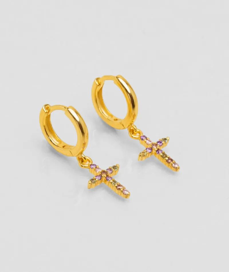mini_creoles_croix_rose_0.webp Mini creoles croix rose^Une A Une Sale