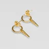 Mini creoles pointe zircons^Une A Une Online