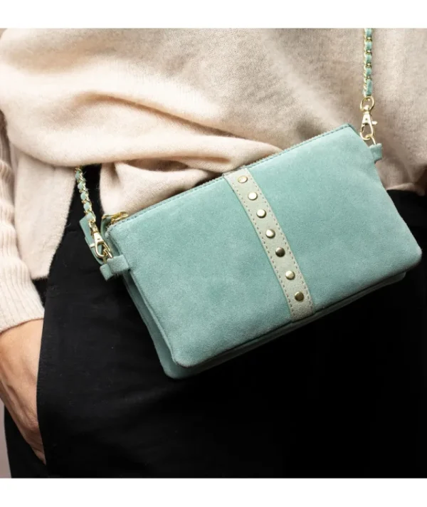 Sac goa pastel bleu clair^Une A Une New