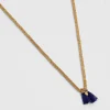 Sautoir Mala Pompon Bleu^Une A Une Outlet